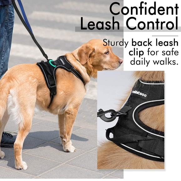 Brand New Dog Harness Large Black NWT - Picture 6 of 8